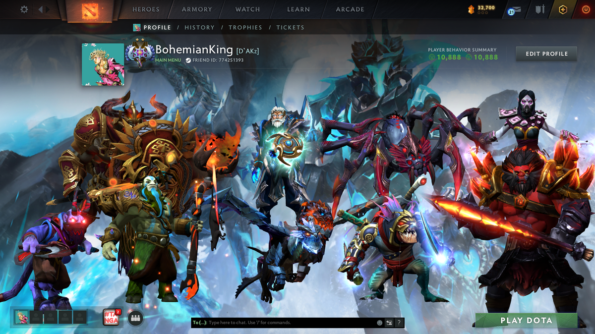 Ancient II | MMR: 3871 | Behavior: 10888 | 206 Commends | 55% Win Rate | Immortals & Sets Inside | 2026 Account | Trophy Level 23 | Quick Find Game | 1-2 Min Queue | Good for Main