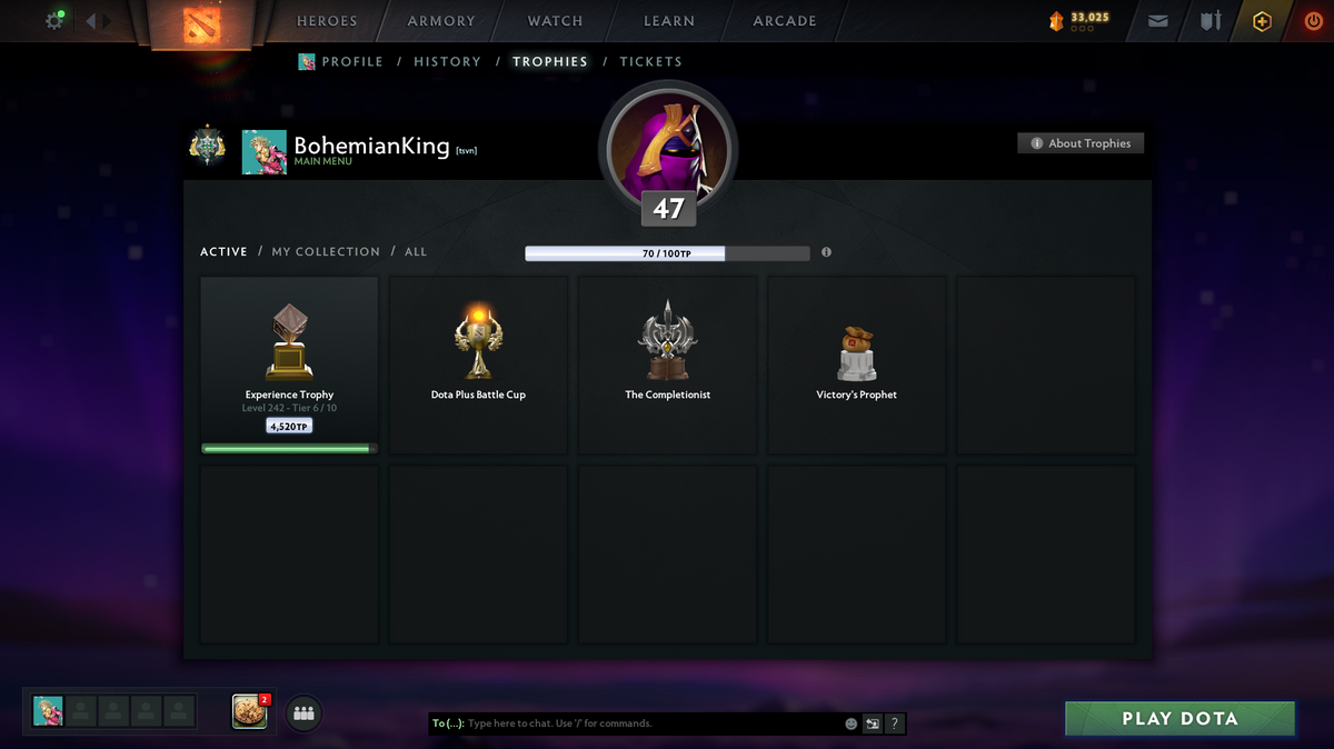 Dota 2 Archon 1 Account for Sale – 9,236 Behavior | Nature's Prophet & Templar Assassin Immortals | 4000+ Hours | 1800 Games | Trophy Level 47 | 2016 Mainpool Account