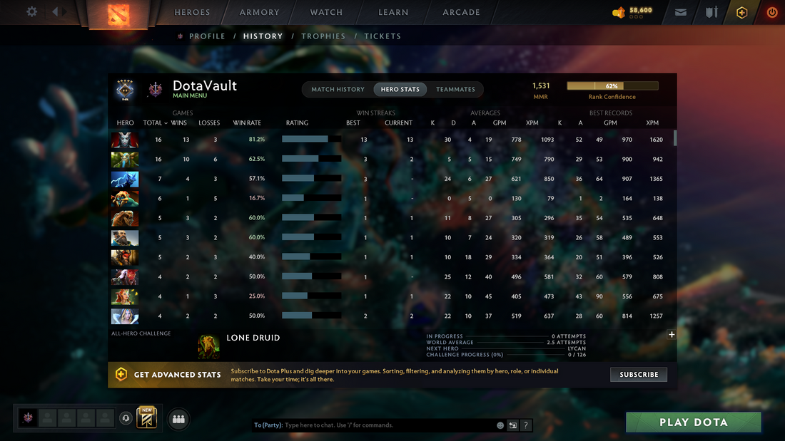 Guardian V | MMR: 1531 - Behavior: 10622 - Communication: 10622 | Few Items Inside | Quick Find Match | Perfect for Smurfing!