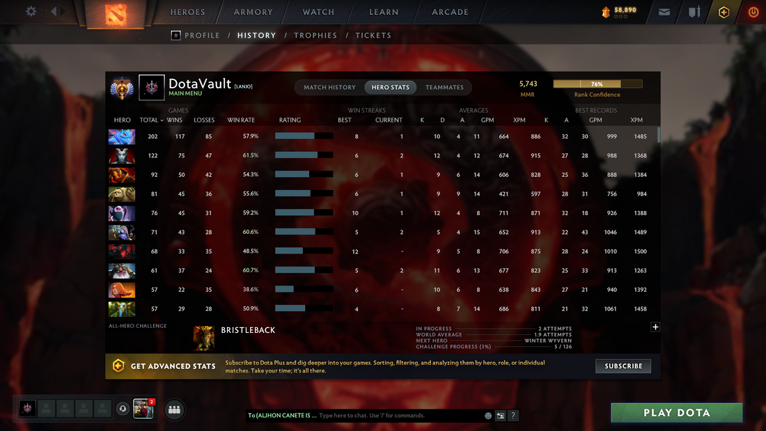 Immortal | MMR: 5743 - Behavior: 12000 | 5 Arcanas: Crystal Maiden, Shadow Fiend, Ogre Magi, Techies, Pudge | Insane Caches Inside | QOP's Frock | Mainpool | High Trophy Level | Quick Find Match | Perfect for Main!