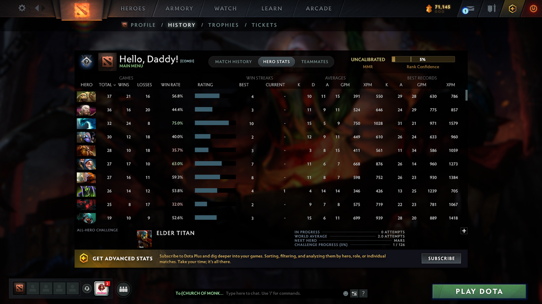 Ancient III | MMR: 4131 | Behavior Score: 10521 | 2 Arcanas: Juggernaut & Shadow Fiend | Many Immortals | Mainpool Account |