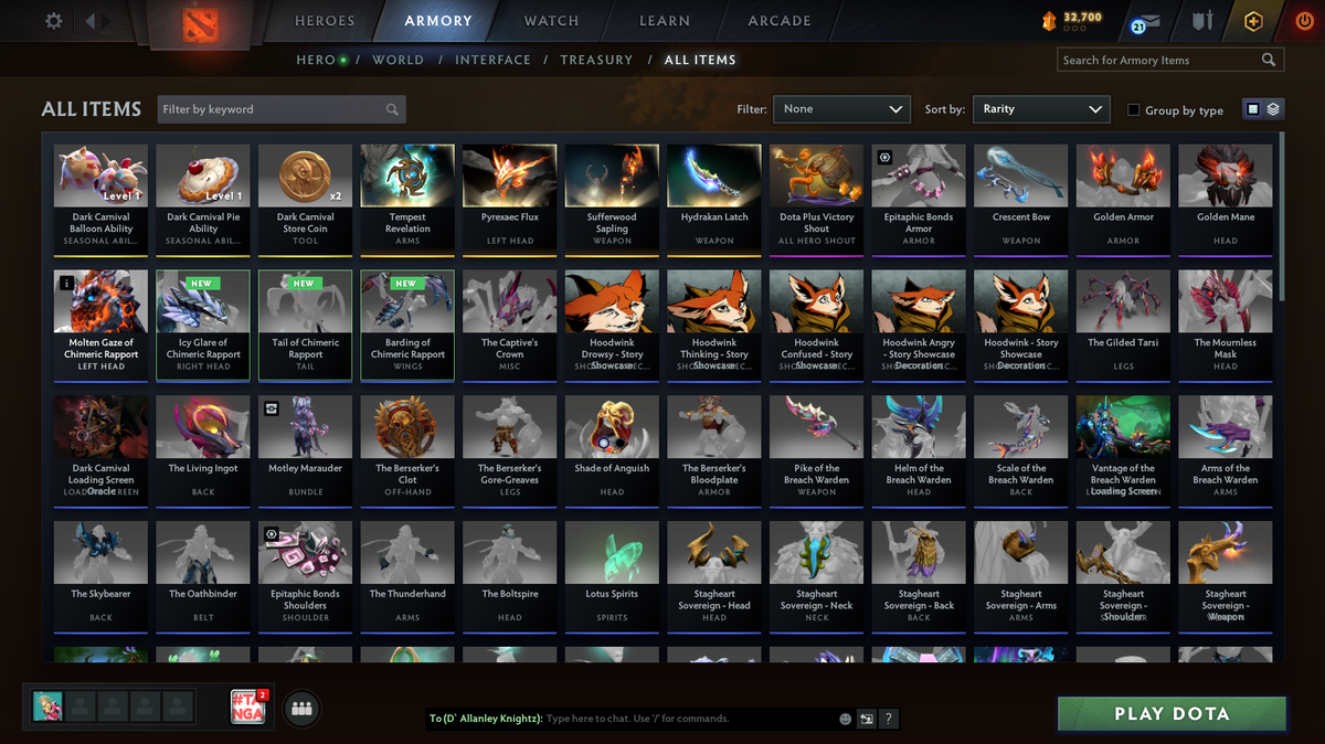 Ancient II | MMR: 3871 | Behavior: 10888 | 206 Commends | 55% Win Rate | Immortals & Sets Inside | 2026 Account | Trophy Level 23 | Quick Find Game | 1-2 Min Queue | Good for Main