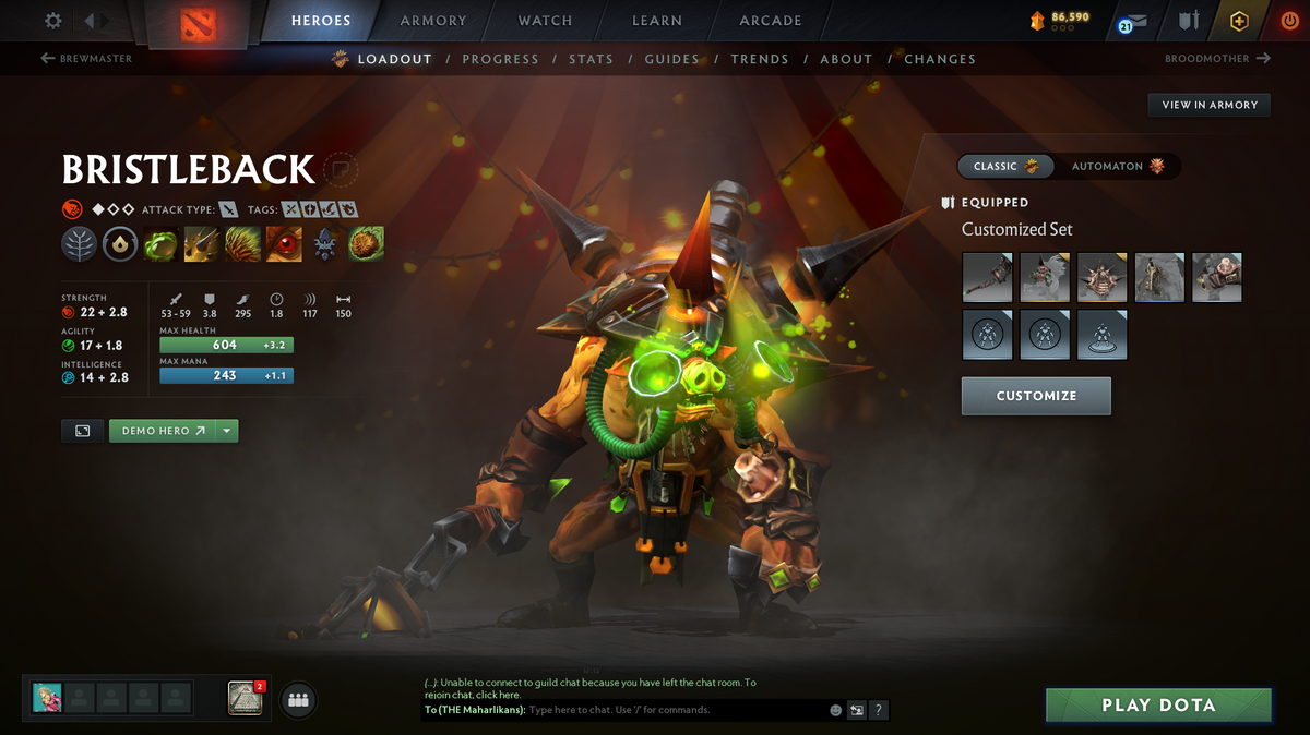 Divine I 4750 MMR | 8324 Behavior | Immortals & Sets Included | 2017 Account | Trophy Level 50 | 1300 Hours