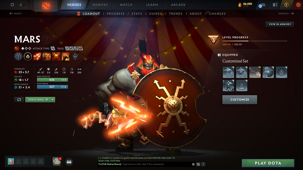 Divine I 4750 MMR | 8324 Behavior | Immortals & Sets Included | 2017 Account | Trophy Level 50 | 1300 Hours