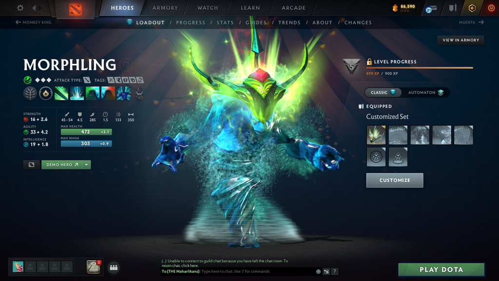 Divine I 4750 MMR | 8324 Behavior | Immortals & Sets Included | 2017 Account | Trophy Level 50 | 1300 Hours