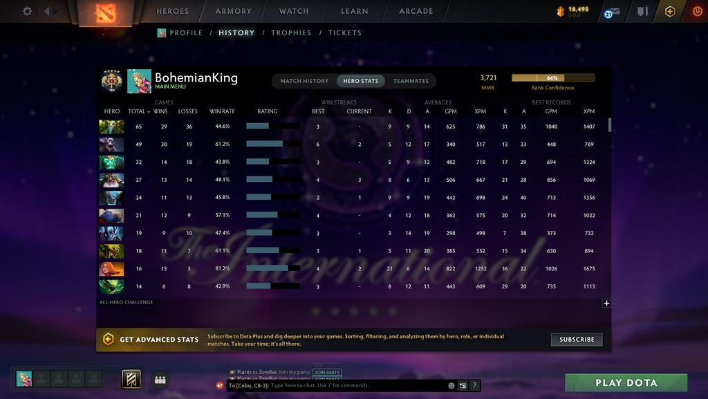 Legend V Account | 3721 MMR | 11754 Behavior | Anti-Mage Persona | Mainpool | Immortals & Sets Included | 16,495 Shards | 2024 Account | Trophy Level 40
