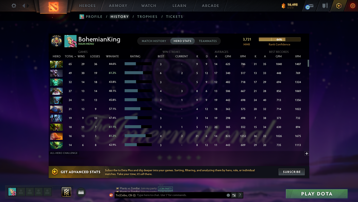 Legend V Account | 3721 MMR | 11754 Behavior | Anti-Mage Persona | Mainpool | Immortals & Sets Included | 16,495 Shards | 2024 Account | Trophy Level 40