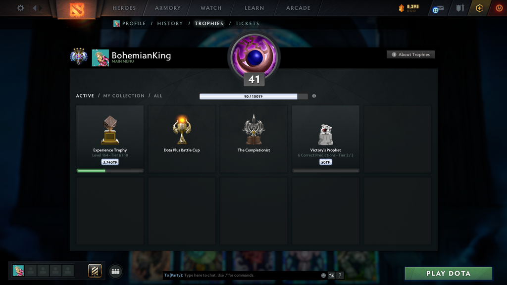Ancient IV Account | 4286 MMR | 9194 Behavior | Monkey King & Techies Arcana | Anti-Mage Persona | Sven Shattered Sword | Many Immortals | Mainpool | 8,295 Shards