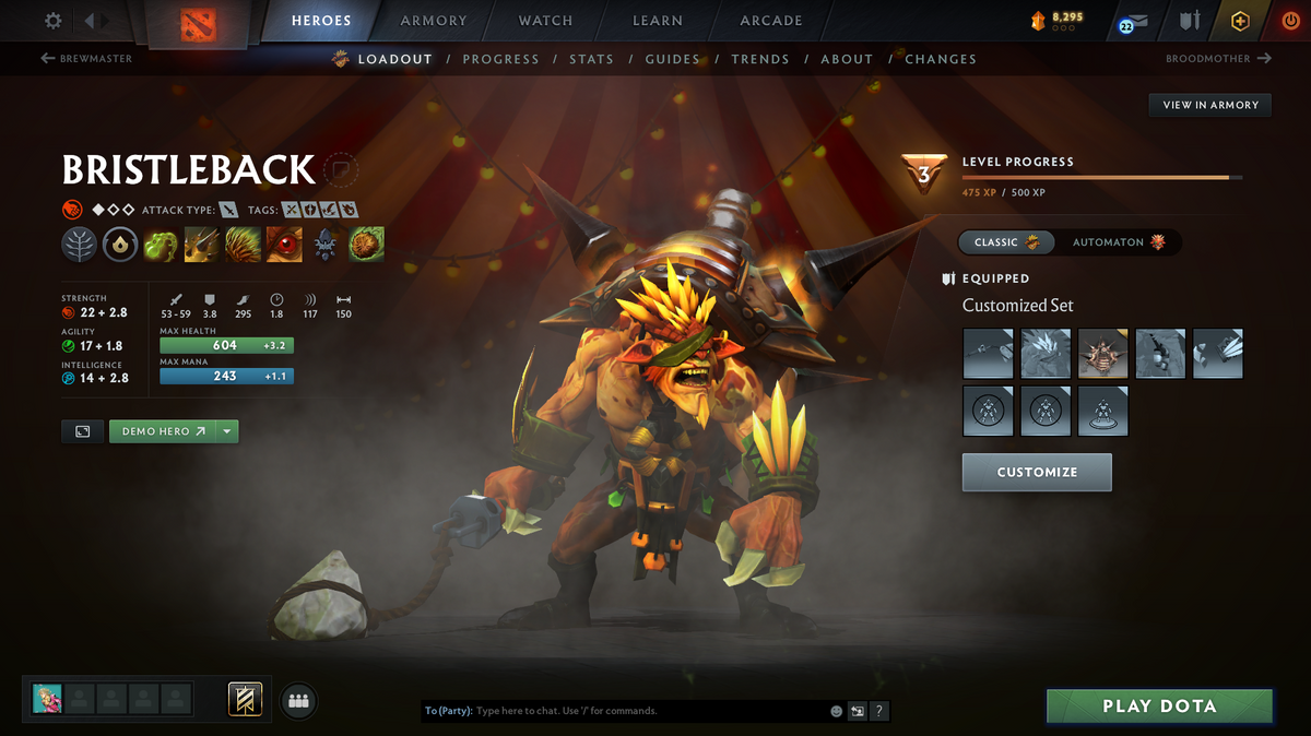 Ancient IV Account | 4286 MMR | 9194 Behavior | Monkey King & Techies Arcana | Anti-Mage Persona | Sven Shattered Sword | Many Immortals | Mainpool | 8,295 Shards