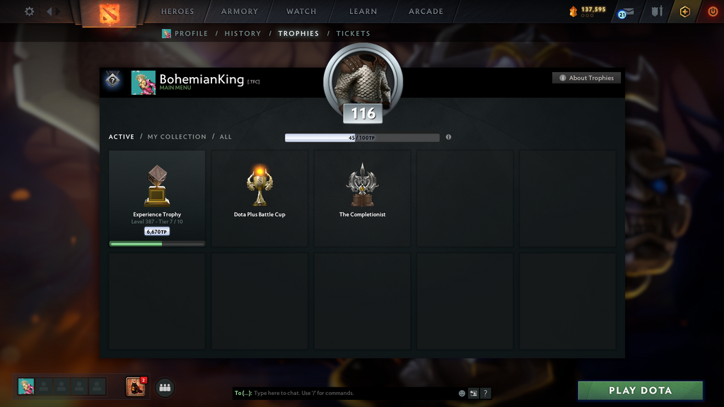 Ancient Account | 11930 Behavior | Shaker & Spectre Arcana | Dragon Knight, Anti-Mage & Phantom Assassin Persona | Many Immortals | Extremely Loaded Inventory | $500+ Value | 137,595 Shards | 7000 Hours | Mainpool