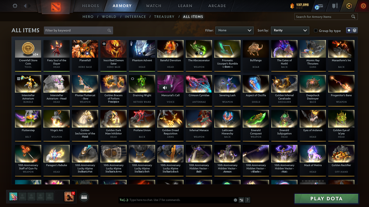Ancient Account | 11930 Behavior | Shaker & Spectre Arcana | Dragon Knight, Anti-Mage & Phantom Assassin Persona | Many Immortals | Extremely Loaded Inventory | $500+ Value | 137,595 Shards | 7000 Hours | Mainpool