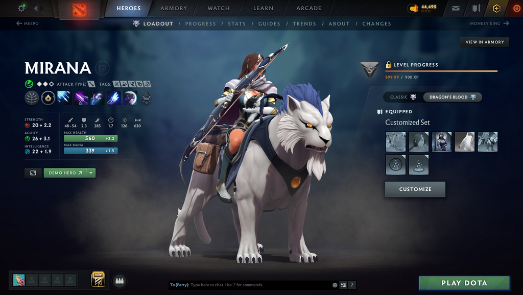 Dota 2 Divine 3 Account for Sale – 4891 MMR | 12,000 Behavior | Ogre Magi + Shadow Fiend Arcana | 10th Anniversary | Mainpool