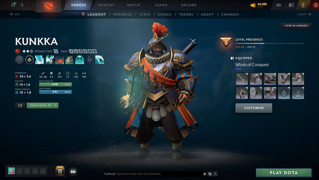 Dota 2 Divine 3 Account for Sale – 4891 MMR | 12,000 Behavior | Ogre Magi + Shadow Fiend Arcana | 10th Anniversary | Mainpool