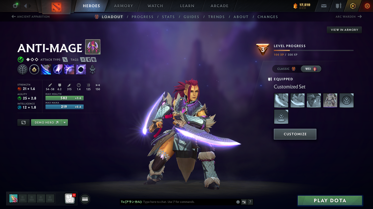 Dota 2 Legend 1 Account for Sale – 2977 MMR | 9,583 Behavior | Shadow Fiend Arcana | Pudge + Anti-Mage Persona | Ringmaster Announcer | Old Account