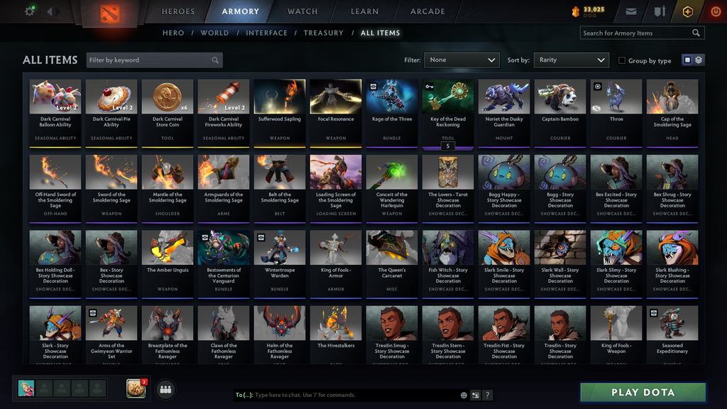 Dota 2 Archon 1 Account for Sale – 9,236 Behavior | Nature's Prophet & Templar Assassin Immortals | 4000+ Hours | 1800 Games | Trophy Level 47 | 2016 Mainpool Account