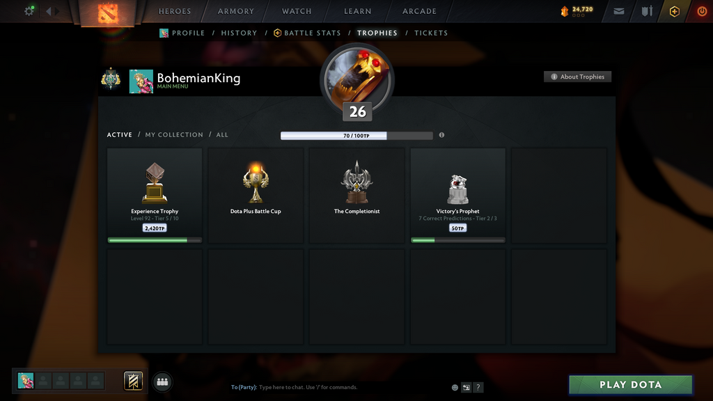 Dota 2 Archon 1 Smurf Account for Sale – 2407 MMR | 9,107 Behavior | Ogre Magi Arcana | Many Immortals | Good Sets | Dota Plus Included