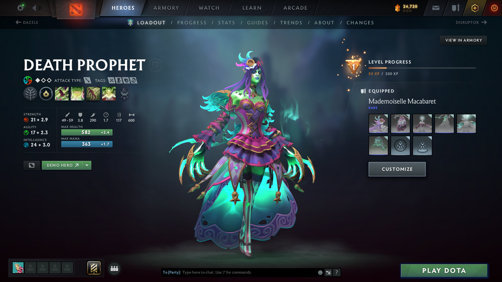 Dota 2 Archon 1 Smurf Account for Sale – 2407 MMR | 9,107 Behavior | Ogre Magi Arcana | Many Immortals | Good Sets | Dota Plus Included