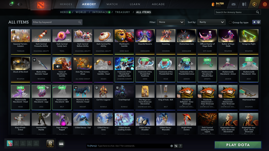 Dota 2 Archon 1 Smurf Account for Sale – 2407 MMR | 9,107 Behavior | Ogre Magi Arcana | Many Immortals | Good Sets | Dota Plus Included