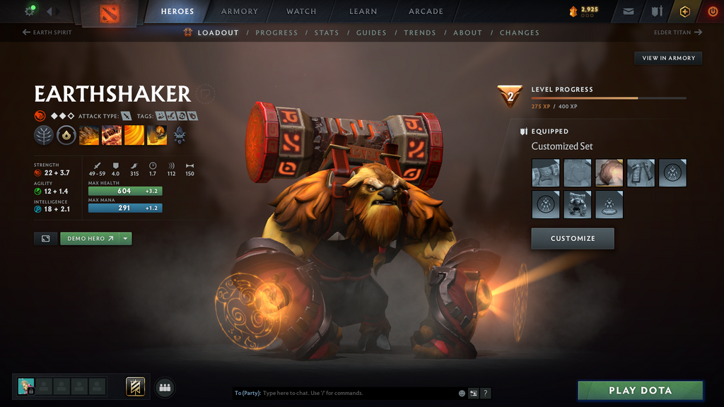 Dota 2 Ancient 1 Account for Sale – 3863 MMR | Ogre Magi Arcana | Pudge Persona | Sven Shattered Sword | Many Immortals | Mainpool