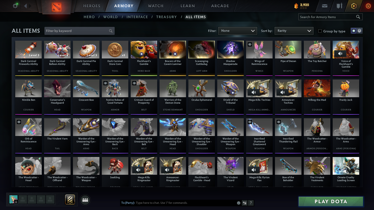 Dota 2 Ancient 1 Account for Sale – 3863 MMR | Ogre Magi Arcana | Pudge Persona | Sven Shattered Sword | Many Immortals | Mainpool