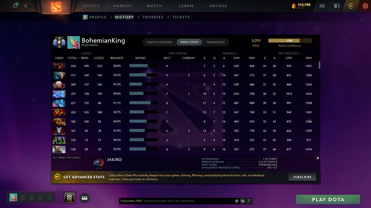 Dota 2 Divine 4 Account for Sale – 5253 MMR | 11,631 Behavior | Terrorblade, Pudge + Shadow Fiend Arcana | Mirana & Pudge Persona | Many Immortals | 10th Anniversary | Trophy Level 105 | Mainpool