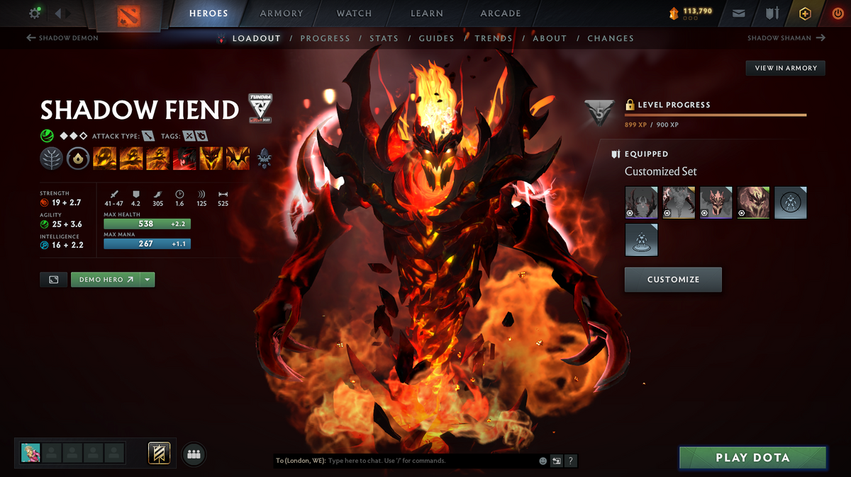 Dota 2 Divine 4 Account for Sale – 5253 MMR | 11,631 Behavior | Terrorblade, Pudge + Shadow Fiend Arcana | Mirana & Pudge Persona | Many Immortals | 10th Anniversary | Trophy Level 105 | Mainpool