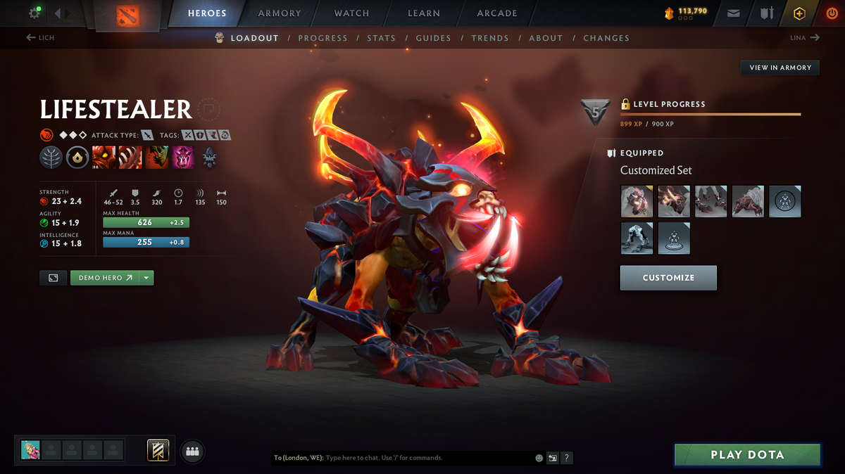 Dota 2 Divine 4 Account for Sale – 5253 MMR | 11,631 Behavior | Terrorblade, Pudge + Shadow Fiend Arcana | Mirana & Pudge Persona | Many Immortals | 10th Anniversary | Trophy Level 105 | Mainpool