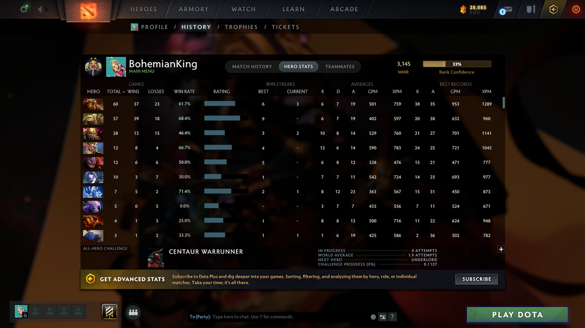 Dota 2 Legend I Account | 3145 MMR | Anti-Mage Persona | Anti-Mage & Templar Assassin Immortals | Sets Included | 28,085 Shards | 2024 Account | Perfect for Smurf