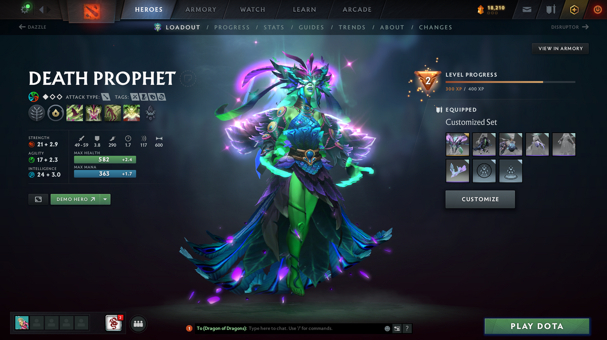 Dota 2 Battlepass TI7 & TI9 Account | Earthshaker, Io & Juggernaut Arcana | Axe, Tiny & Invoker Persona | Kunkka Shoulder | Immortals | Overgrown Empire Terrain | 18,210 Shards | Mainpool