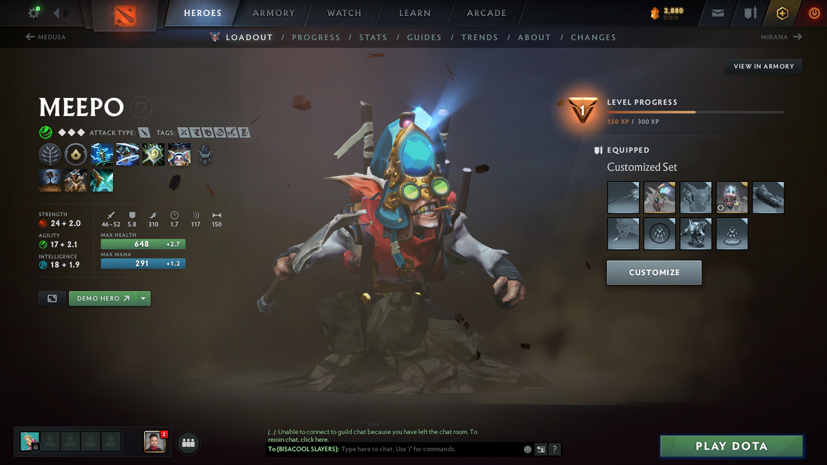 Dota 2 Crusader III Account | 1892 MMR | 7560 Behavior | Juggernaut Arcana | Many Immortals & Sets | Trophy Level 39 | 915 Hours | Mainpool