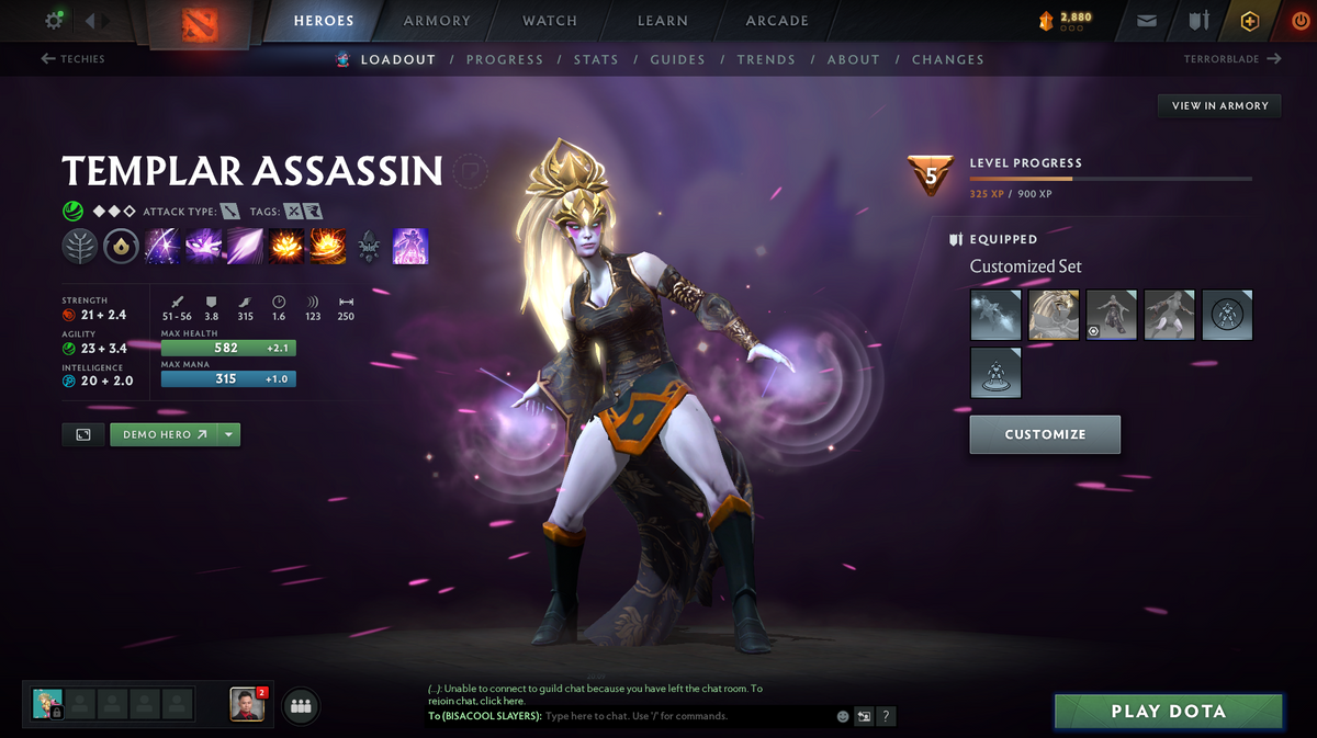 Dota 2 Crusader III Account | 1892 MMR | 7560 Behavior | Juggernaut Arcana | Many Immortals & Sets | Trophy Level 39 | 915 Hours | Mainpool