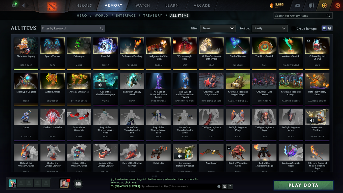 Dota 2 Crusader III Account | 1892 MMR | 7560 Behavior | Juggernaut Arcana | Many Immortals & Sets | Trophy Level 39 | 915 Hours | Mainpool