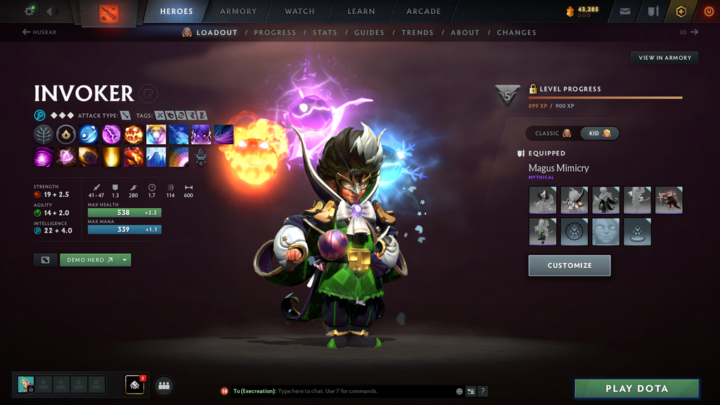 Dota 2 Immortal Account for Sale – 5814 MMR | 11,153 Behavior | Juggernaut + Lina Arcana | Invoker & Anti-Mage Persona | Many Immortals | Trophy Level 61 | Mainpool | Old Account