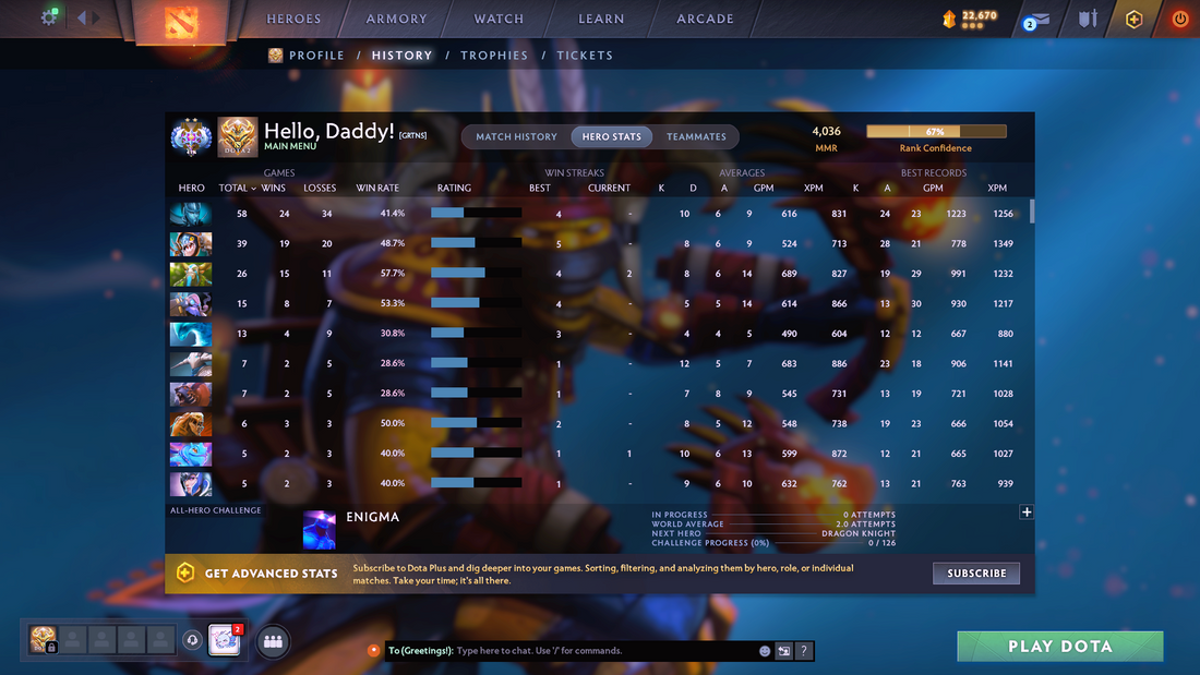 Ancient II | MMR: 4036 | Behavior Score: 7836 | Some Immortals and Items Inside | Moderate Que Time | Good for Smurfing