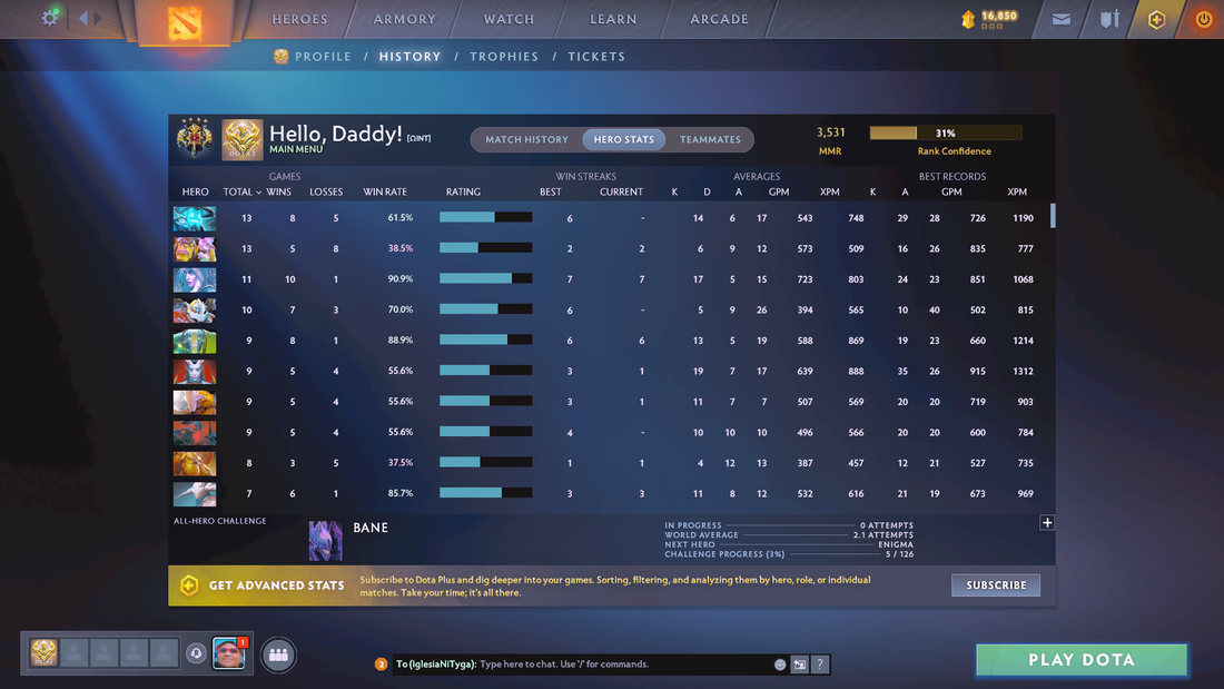 Legend IV | MMR: 3531 | Behavior Score: 10609 | x51 MMR DD Tokens | Crystal Maiden Arcana + Many Immortals Inside | High Summary | Mainpool Account | Quick Que Time | Many Items & Sets Inside