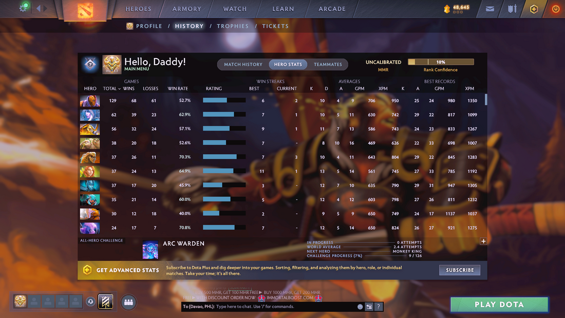 [MMR: TBD- 11.6K Summary] BATTLEPASS: TI10, TI11, NEMESTICE | Arcanas - Spectre, Wraith King, Queen of Pain, Wind Ranger, Faceless Void, Razor, Lina, Rubick, TB, Pudge | Personas - Dragon Knight, Invoker, Mirana, AM, Pudge, PA, CM